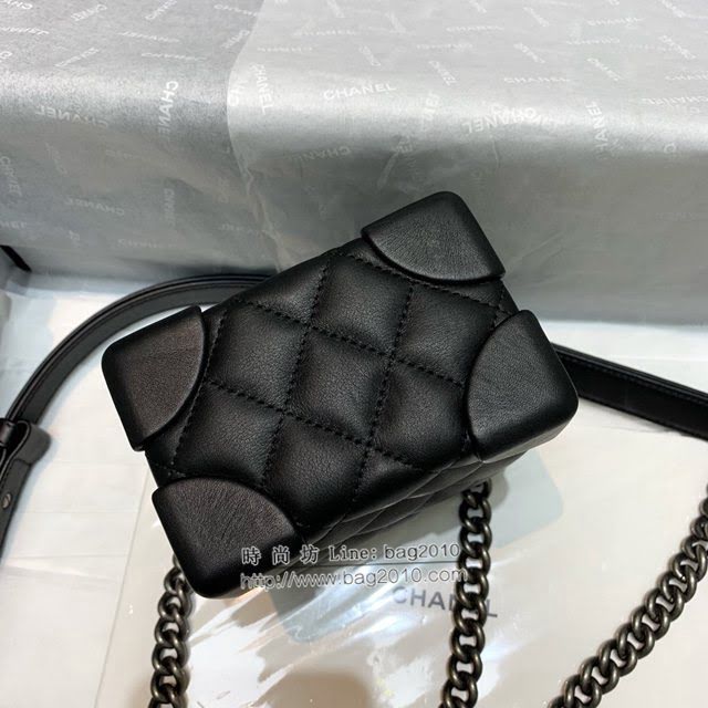 Chanel女包 香奈兒專櫃最新款小方盒 Chanel單肩斜挎鏈條女包 AS1166  djc4211